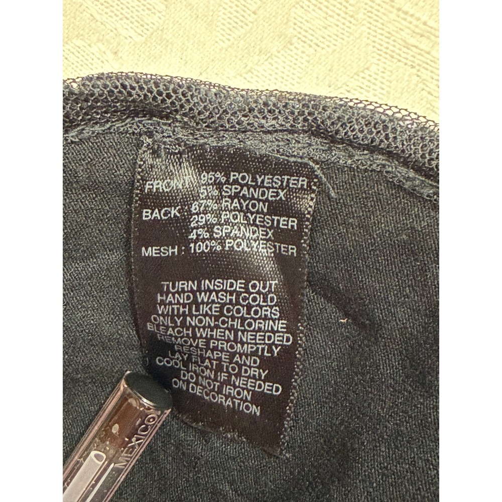 White House Black Market Sequin Tank Women Medium Black Silver Sunburst Glam - Picture 5 of 8